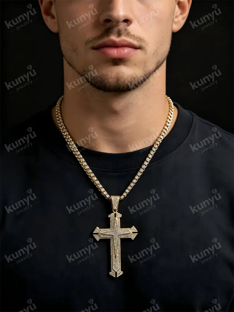 Gold Plated Hip Hop Pendant